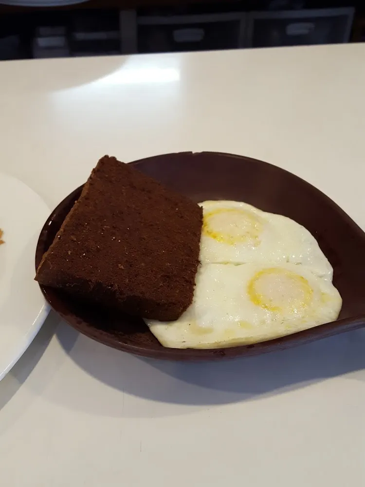 Over Medium Eggs & Scrapple